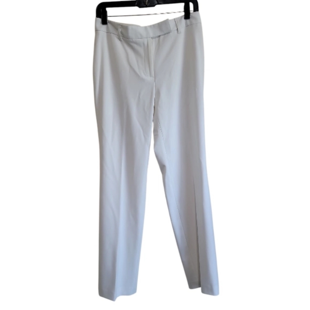 Chaus Womens White Dress Trouser Pants Size 4